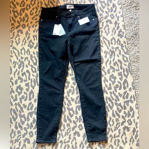 PAIGE  Black Verdugo Ankle Skinny Jeans, size 31